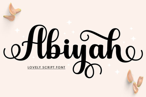 Abiyah: A Modern Serif Font for Crafters
