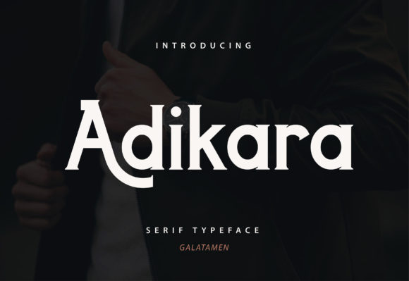 Adikara: The Bold Serif Font for Crafters