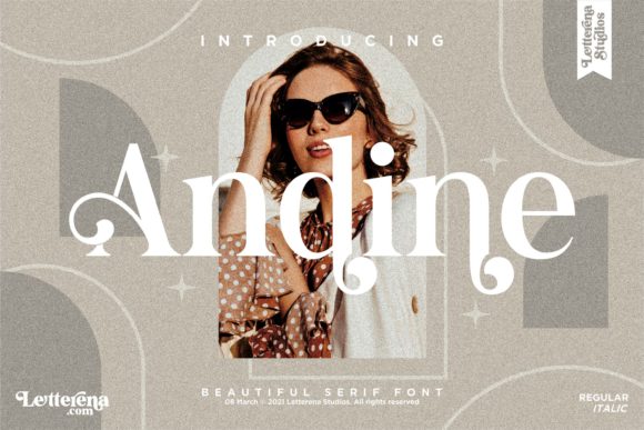 Andine: An Elegant Serif Font for Web Design