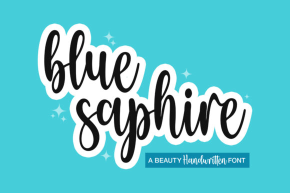 Blue Saphire: A Modern Serif Font for Small Business Branding