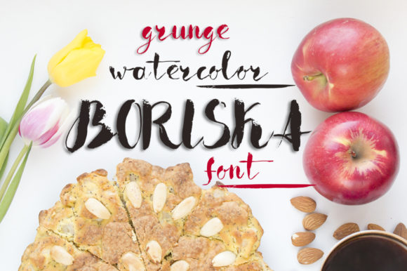 Boriska: A Cool Rough Textured Handwritten Font for Crafters