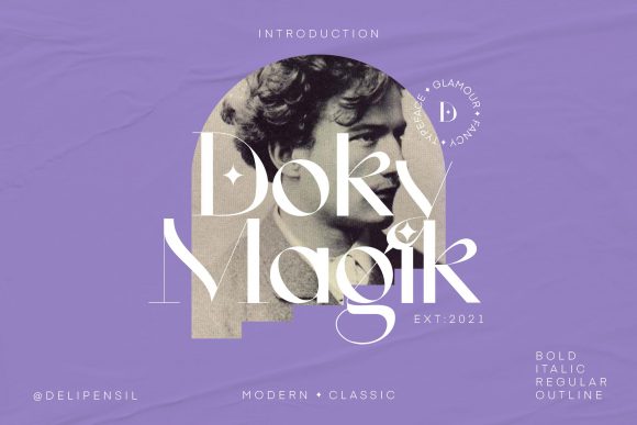 Doky Magik: The Elegant Serif Font for Modern Brands