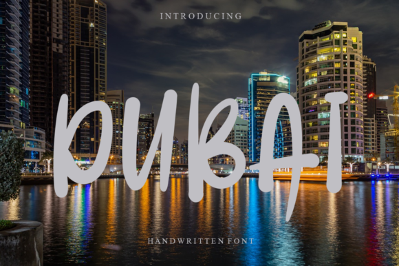 Dubai: A Dainty Handwritten Font for Editorial Design