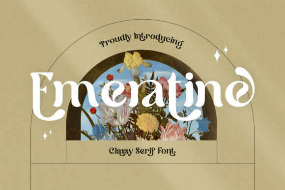 Emeratine: A Classy Modern Serif Font for Creators