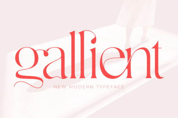 Gallient: An Elegant Serif Font for Editorial Design