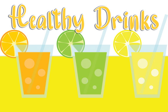 Healthy Drinks: A Handwritten Font for Editorial Design
