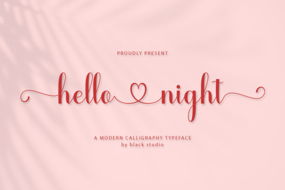 Hello Night: A Dainty Handwritten Font for Branding
