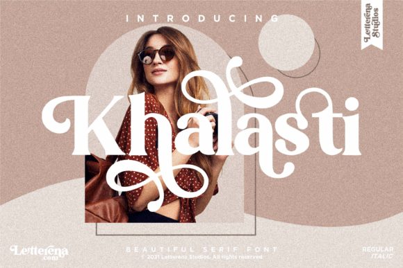 Khalasti: The Elegant Serif Font for Bold Campaigns