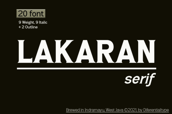Lakaran: A Serif Font for Brand Campaigns