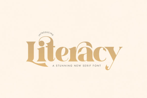 Literacy: A Modern Serif Font for Professional Branding