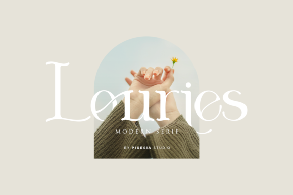 Louries: A Modern Serif Font for Editorial Design