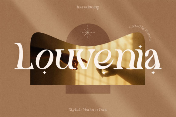 Louvenia: A Stylish Wavy Serif Font for Branding