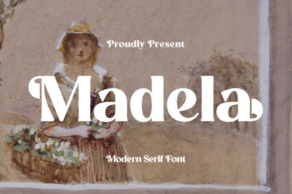 Madela: A Bold Serif Font for Brand Identity