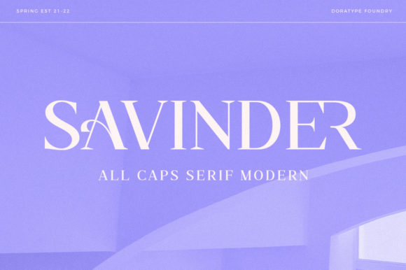 Savinder: The Elegant Serif Font for Campaigns
