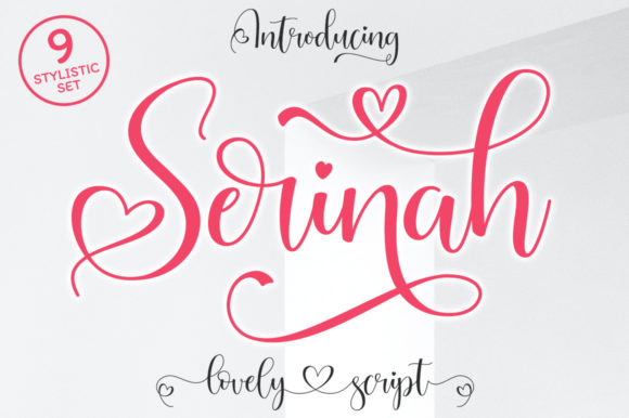 Serinah: A Luxury Script Handwritten Font for Editorial Design