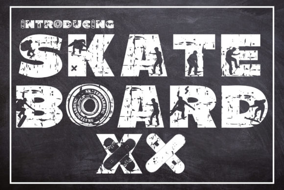 Skateboard XX: A Stylish Decorative Font for Marketers