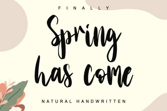 Spring Has Come: A Review of the Elegant Handwritten Font