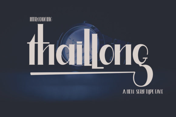 Thaillong: A Stylish Serif Font for Branding