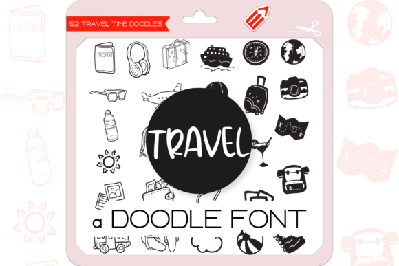 The Travel: A Cute Dingbats Font for Creative Campaigns