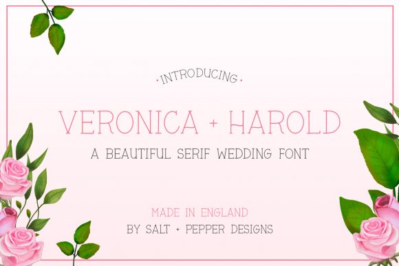 Veronica Harold: A Delicate Serif Font for Branding