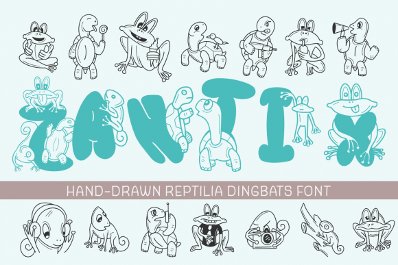 Zantix: The Fun Dingbats Font for Campaigns